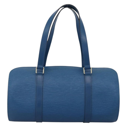 Louis Vuitton Soufflot Handbag Epi Leather, BLUE, LEATHER, Shoulder bag