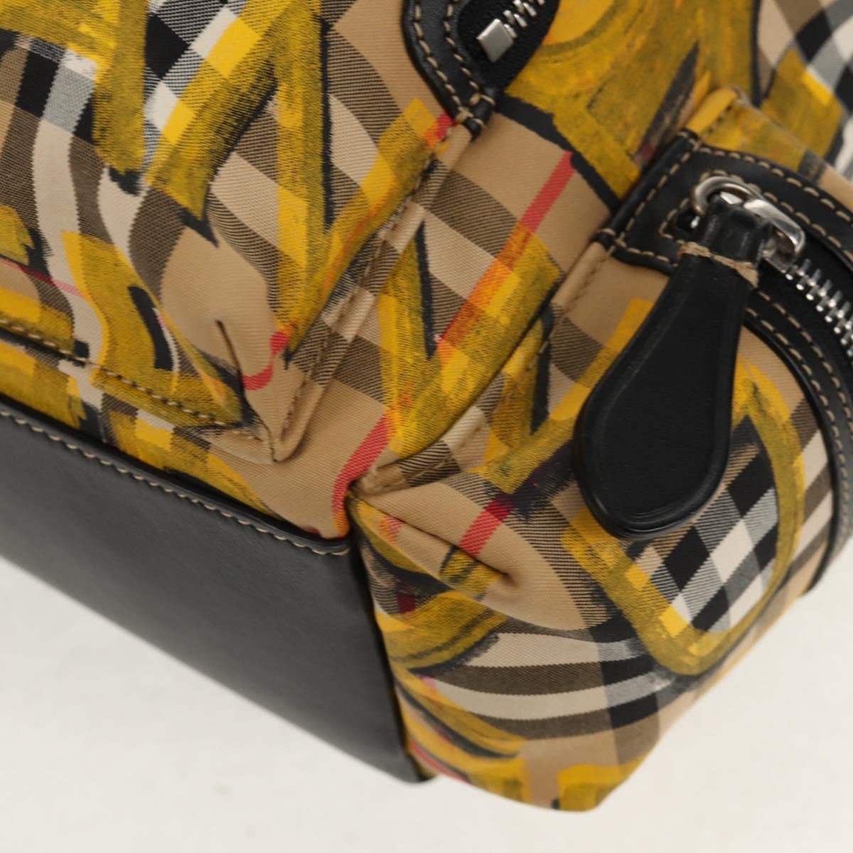 Burberry Graffiti Rucksack Backpack Vintage Check Canvas, BEIGE, CANVAS, Backpack