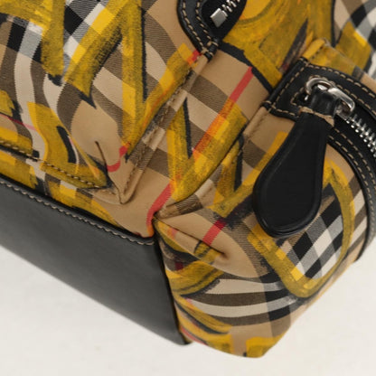 Burberry Graffiti Rucksack Backpack Vintage Check Canvas, BEIGE, CANVAS, Backpack