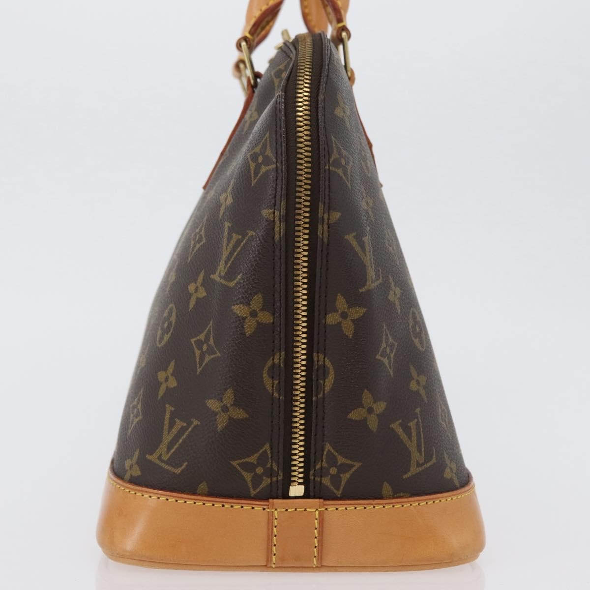 Louis Vuitton Alma Handbag Monogram Canvas, BROWN, CANVAS, Handbag