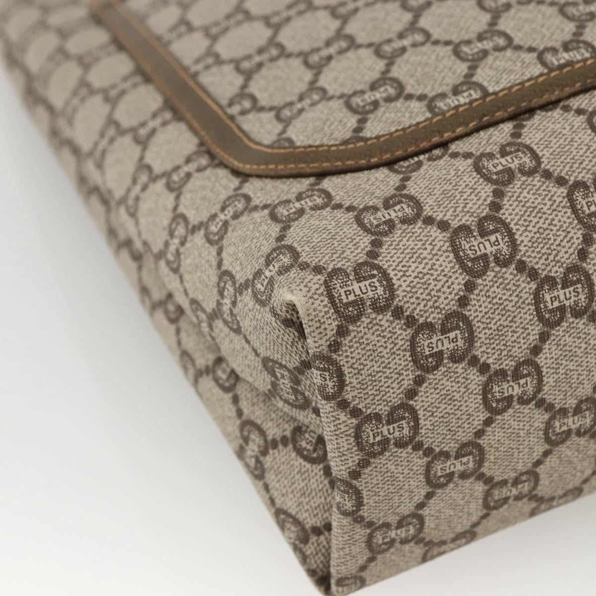 Gucci Ophidia Front Pocket Shopper Tote GG Coated Canvas, Beige, Canvas, Tote Bag