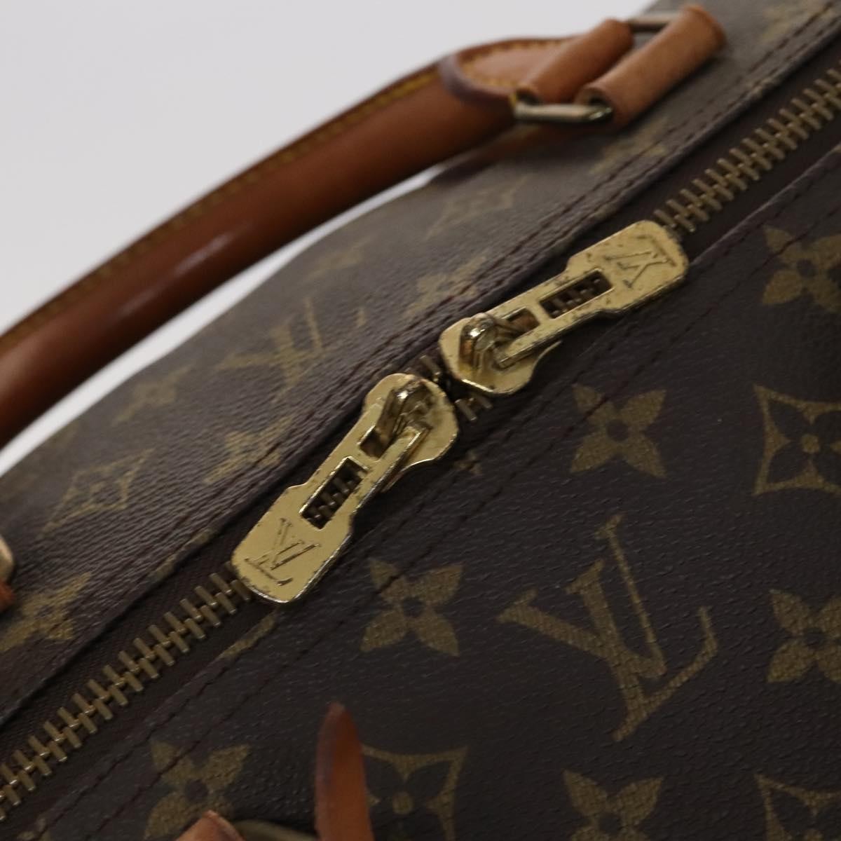 Louis Vuitton Keepall Bag Monogram Canvas, BROWN, CANVAS, Travel bag