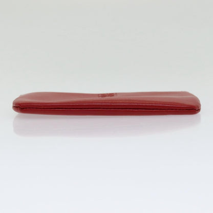 Givenchy 4G pouch Leather, RED, LEATHER, Clutche & pouche