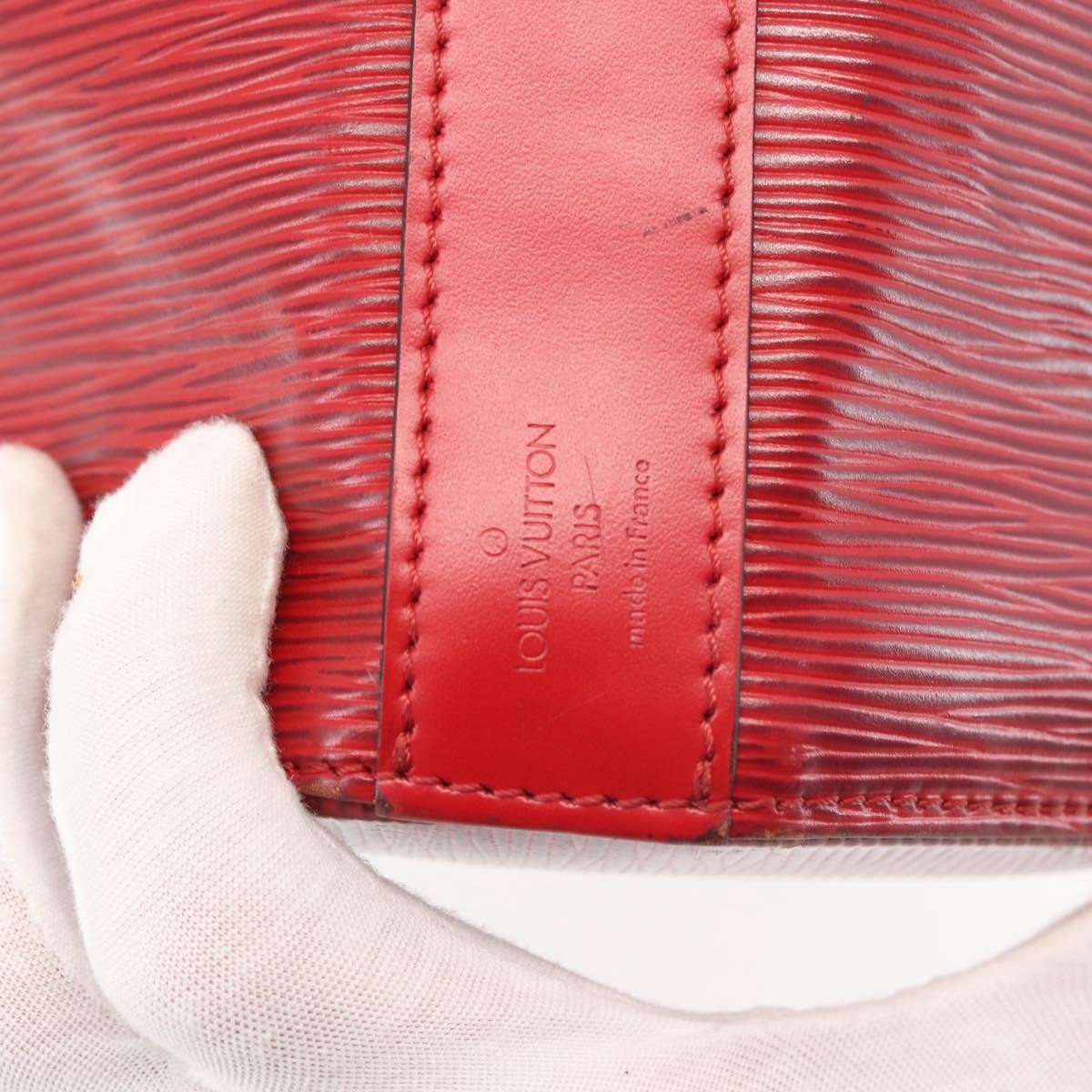 Louis Vuitton Vintage Sac d'Epaule Handbag Epi Leather, RED, LEATHER, Shoulder bag