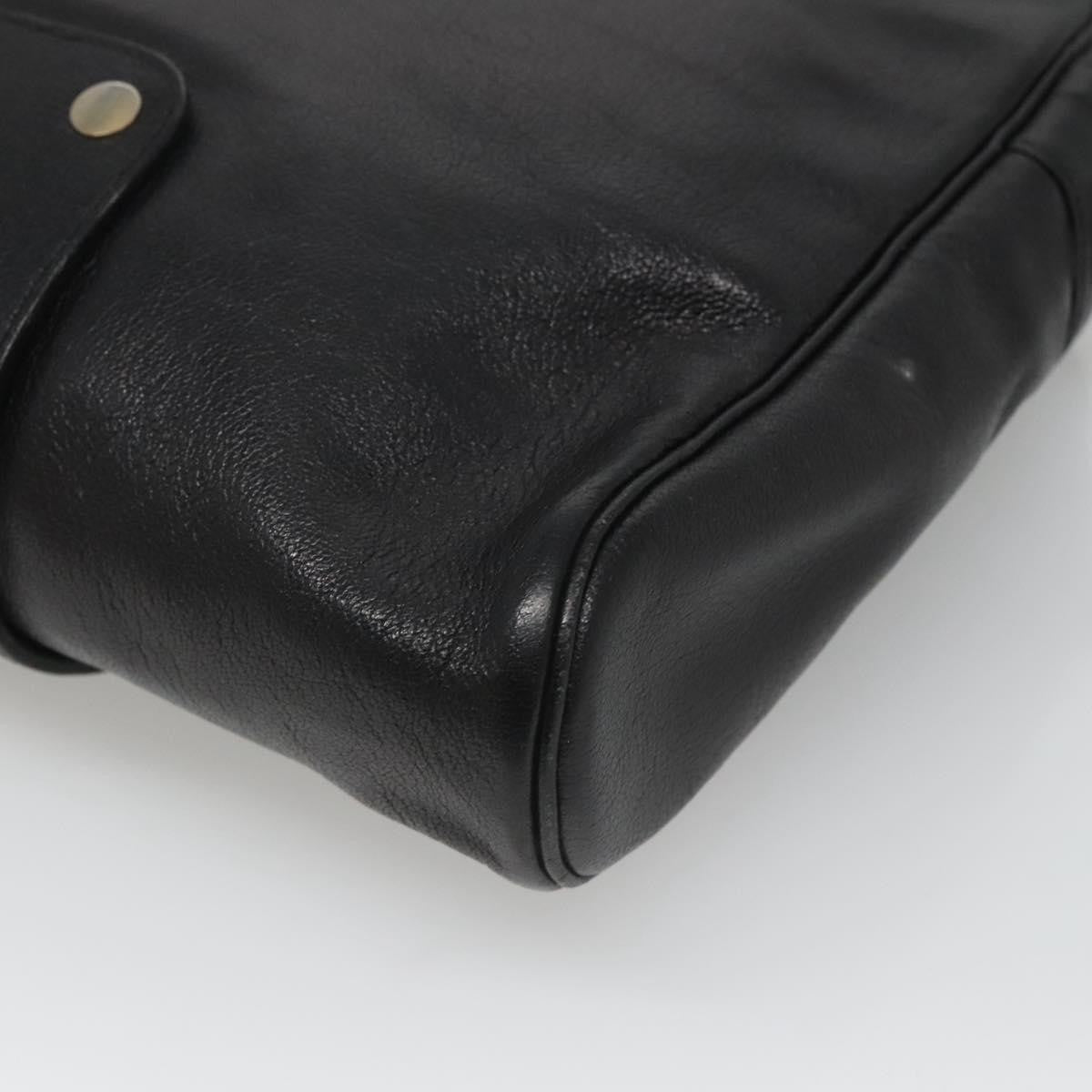 Christian Dior Shoulder bag Leather, BLACK, LEATHER, Shoulder bag