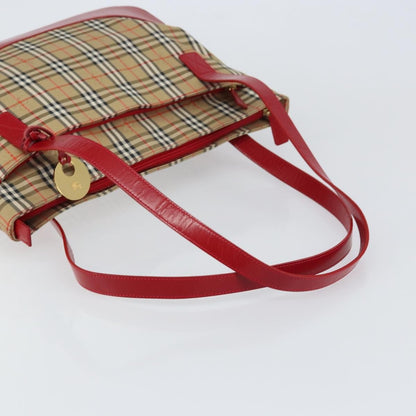 Burberry Nova Check Handbag Nova Check Canvas, BEIGE, CANVAS, Tote bag