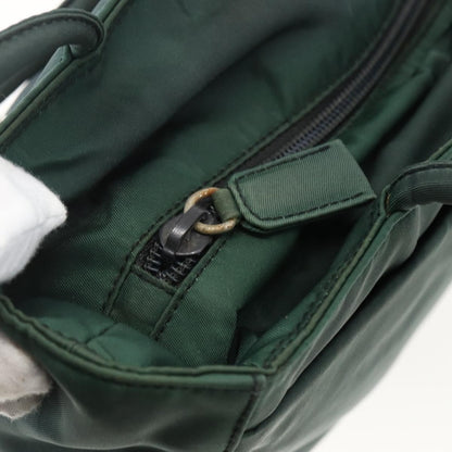 Prada Vintage Tote Tessuto, GREEN, NYLON, Tote bag