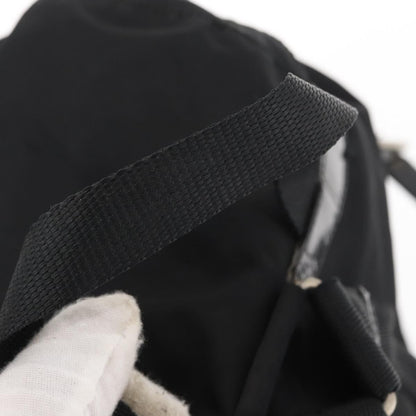 Prada Double Front Pocket Backpack Tessuto, BLACK, NYLON, Backpack