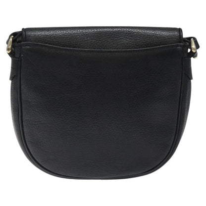 Burberry Flap Shoulder Bag Leather, BLACK, LEATHER, Shoulder bag