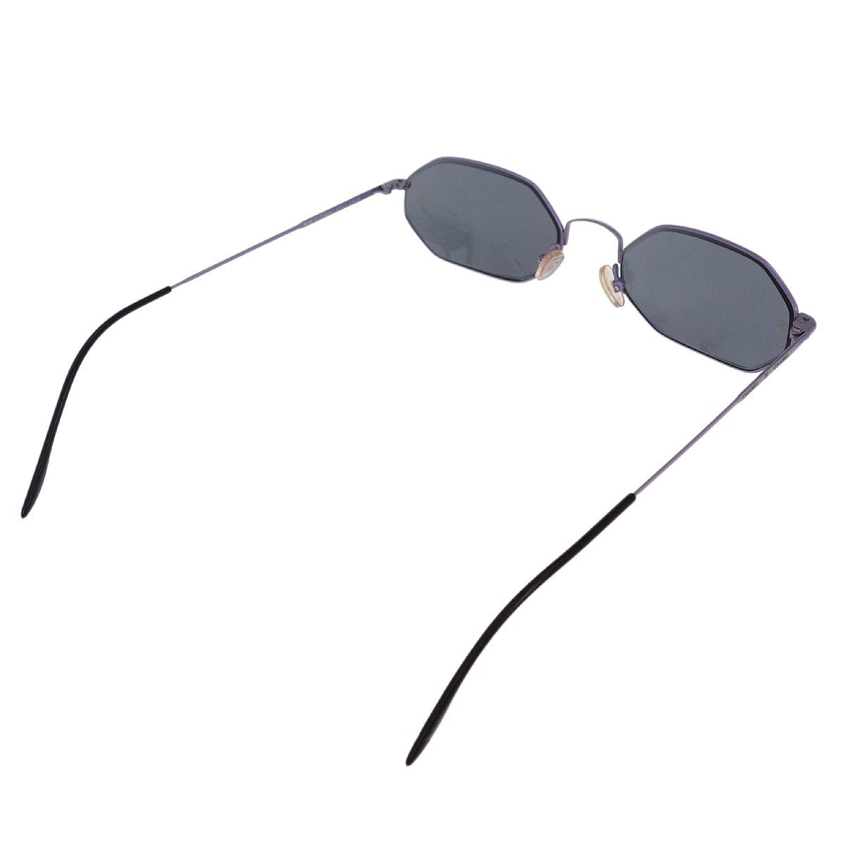 Chanel CHANEL Logo Sunglasses Eye Wear Plastic, Black, Plastic, Sunglasses