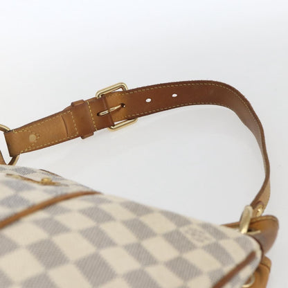 Louis Vuitton Galliera Handbag Damier, BEIGE, CANVAS, Shoulder bag