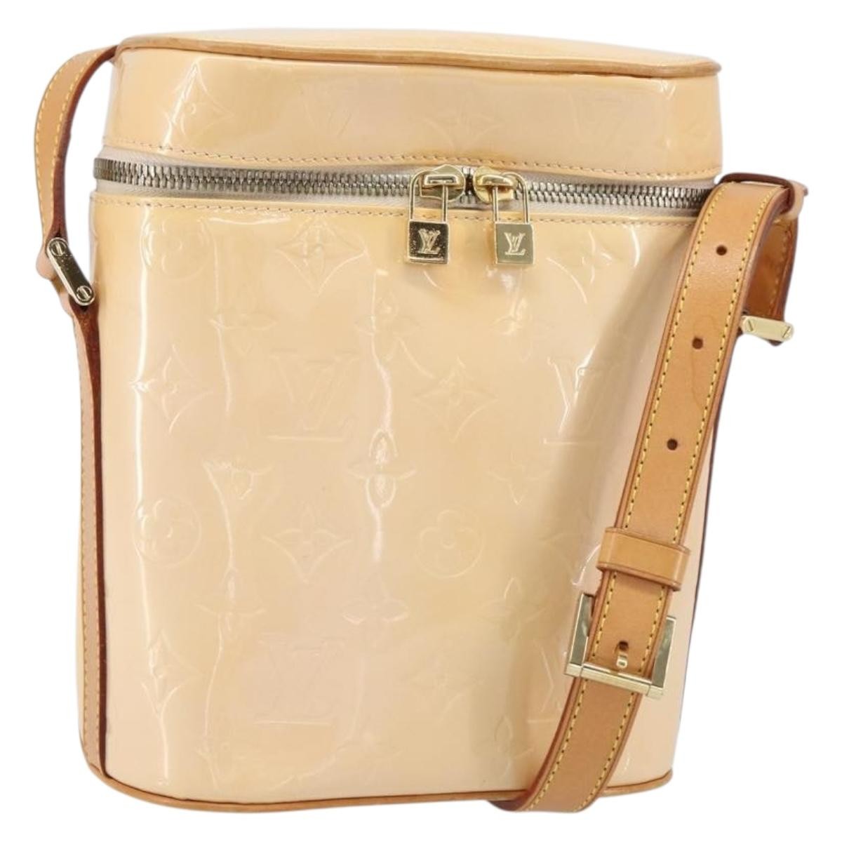Louis Vuitton Sullivan Handbag Monogram Vernis, Pink, Patent Leather, Shoulder Bag