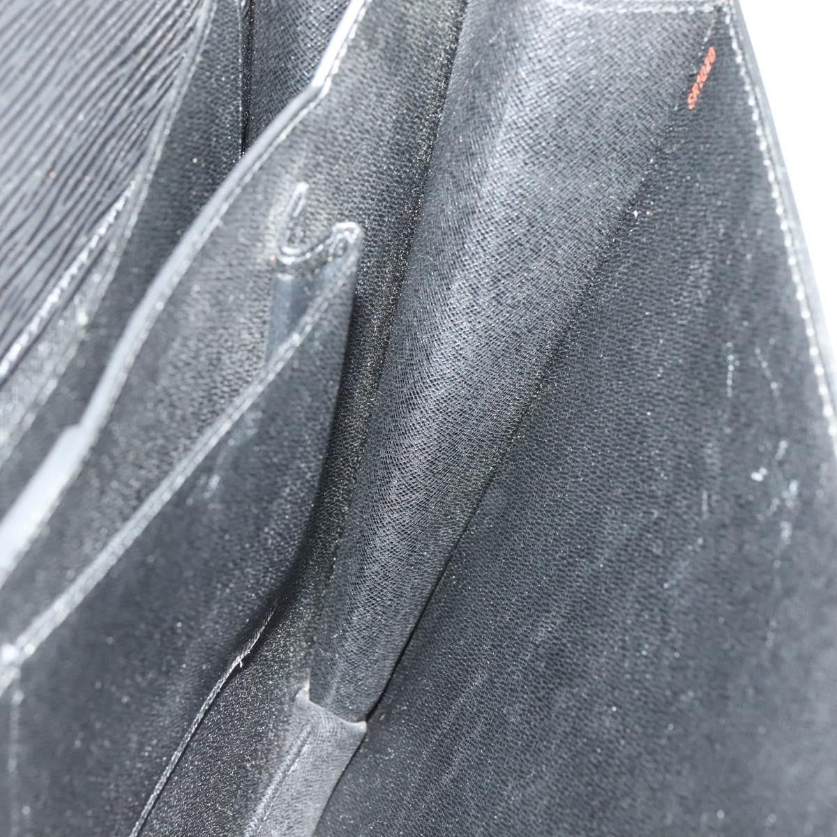 Louis Vuitton Serviette Ambassadeur Handbag Epi Leather, BLACK, LEATHER, Handbag