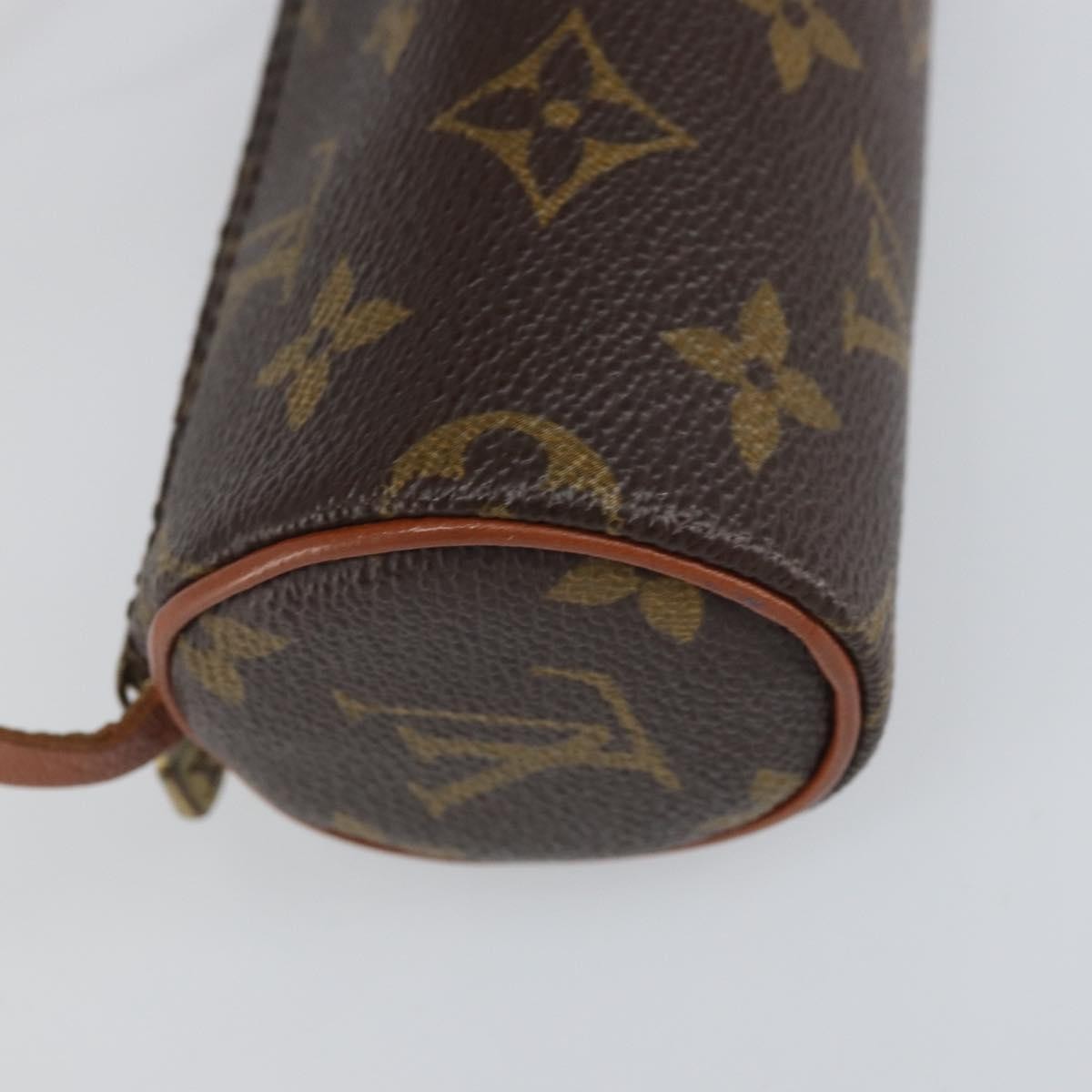 Louis Vuitton Papillon Pochette Monogram Canvas, BROWN, CANVAS, Clutche & pouche