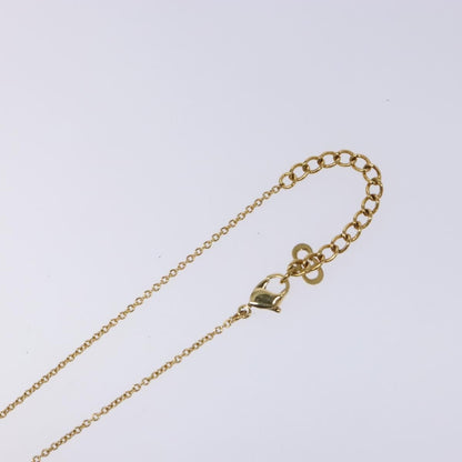 Christian Dior CD Pendant Necklace Metal, GOLD, METAL, Necklace