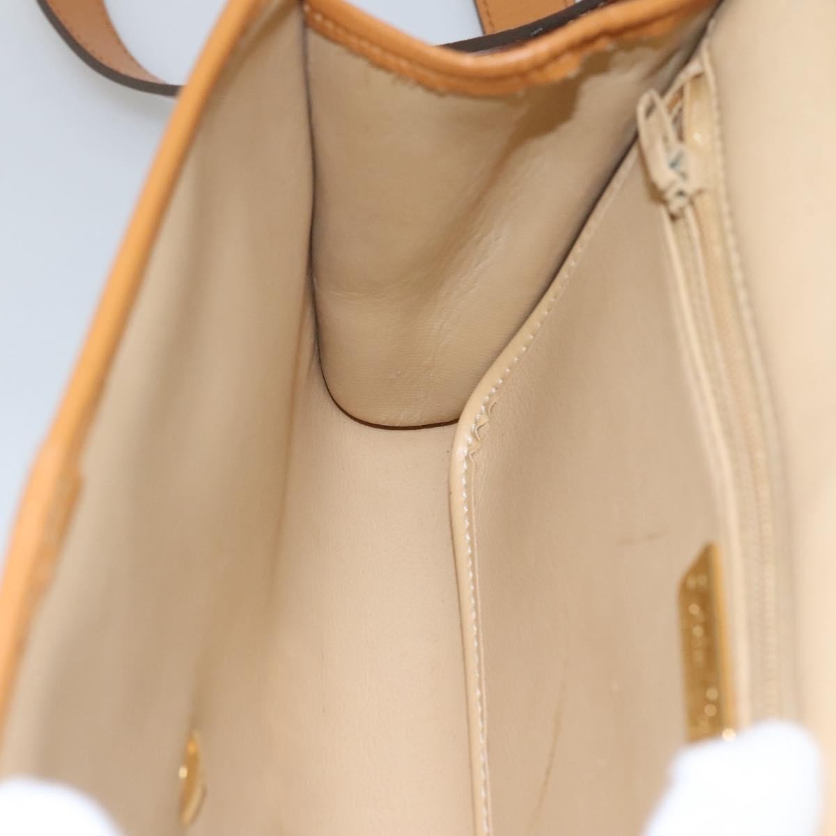 Christian Dior CD Shoulder bag Leather, BEIGE, LEATHER, Shoulder bag