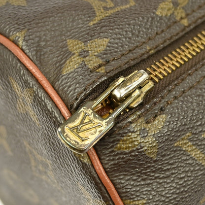 Louis Vuitton Papillon Handbag Monogram Canvas, Brown, Canvas, Handbag