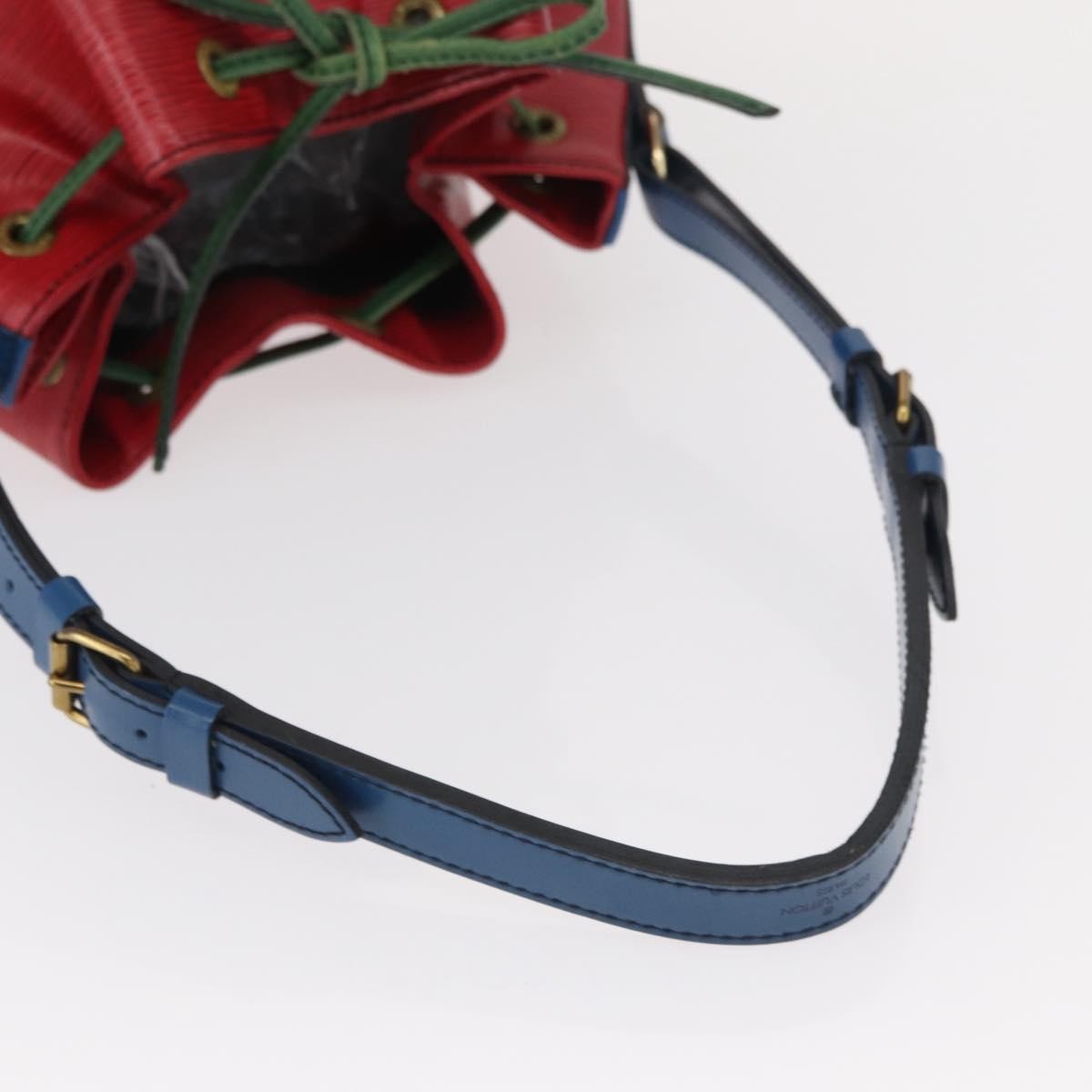 Louis Vuitton Tricolor Noe Handbag Epi Leather, RED, LEATHER, Shoulder bag