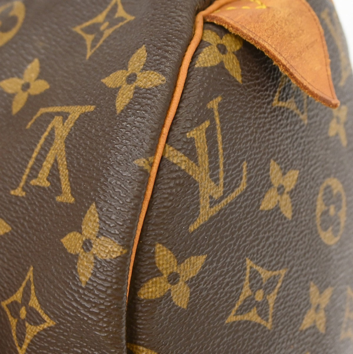 Louis Vuitton Speedy Handbag Monogram Canvas, Brown, Canvas, Handbag