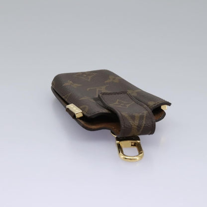 Louis Vuitton Étui Téléphone Monogram Canvas, BROWN, CANVAS, Tech accessory