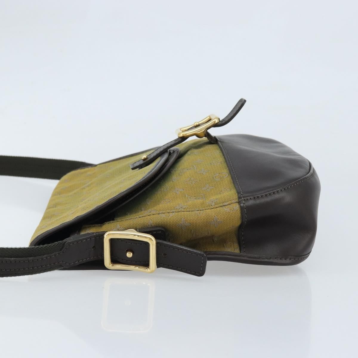 Louis Vuitton Marjorie Handbag Mini Lin, KHAKI, CANVAS, Shoulder bag