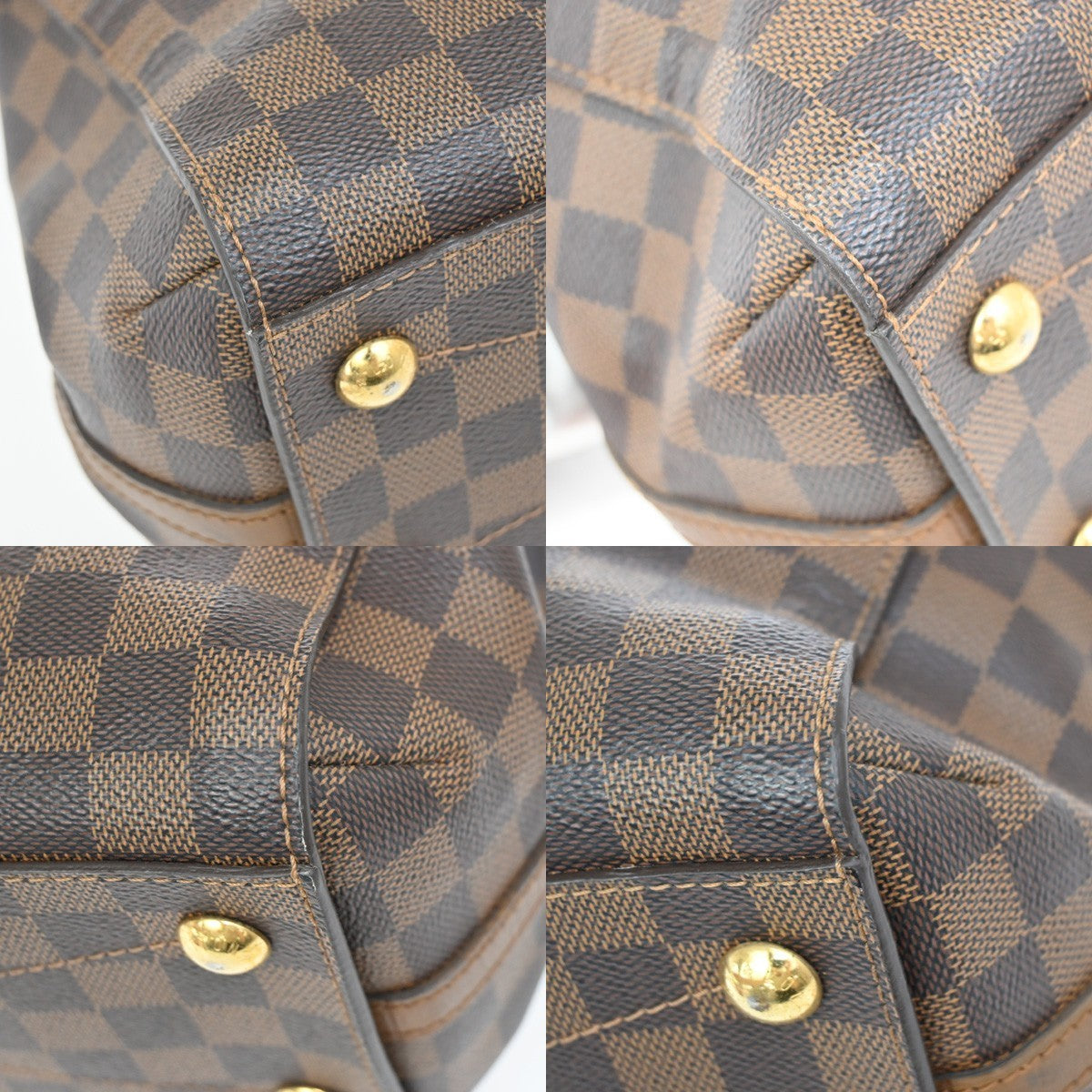 Louis Vuitton Greenwich Bag Damier, BROWN, CANVAS, Handbag