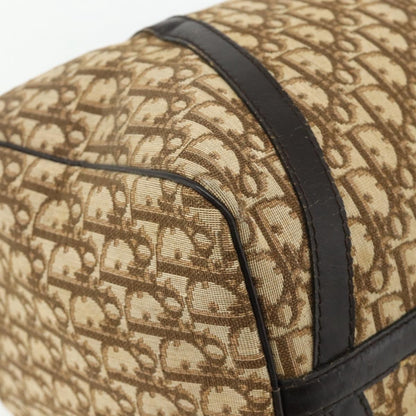 Christian Dior Vintage Trotter Boston Bag Diorissimo Canvas, Beige, Canvas, Handbag