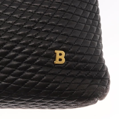 Bally Vintage Shoulder Bag Leather, BLACK, LEATHER, Shoulder bag