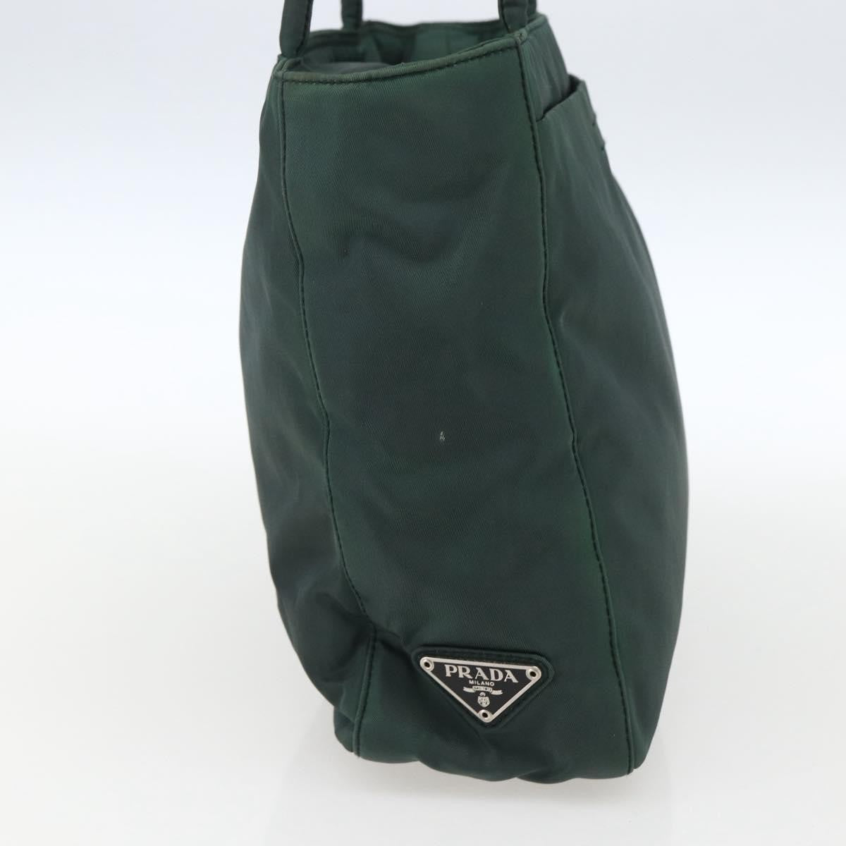 Prada Vintage Tote Tessuto, GREEN, NYLON, Tote bag
