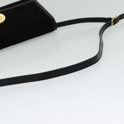 Celine Vintage Shoulder Bag Suede, BLACK, SUEDE, Shoulder bag
