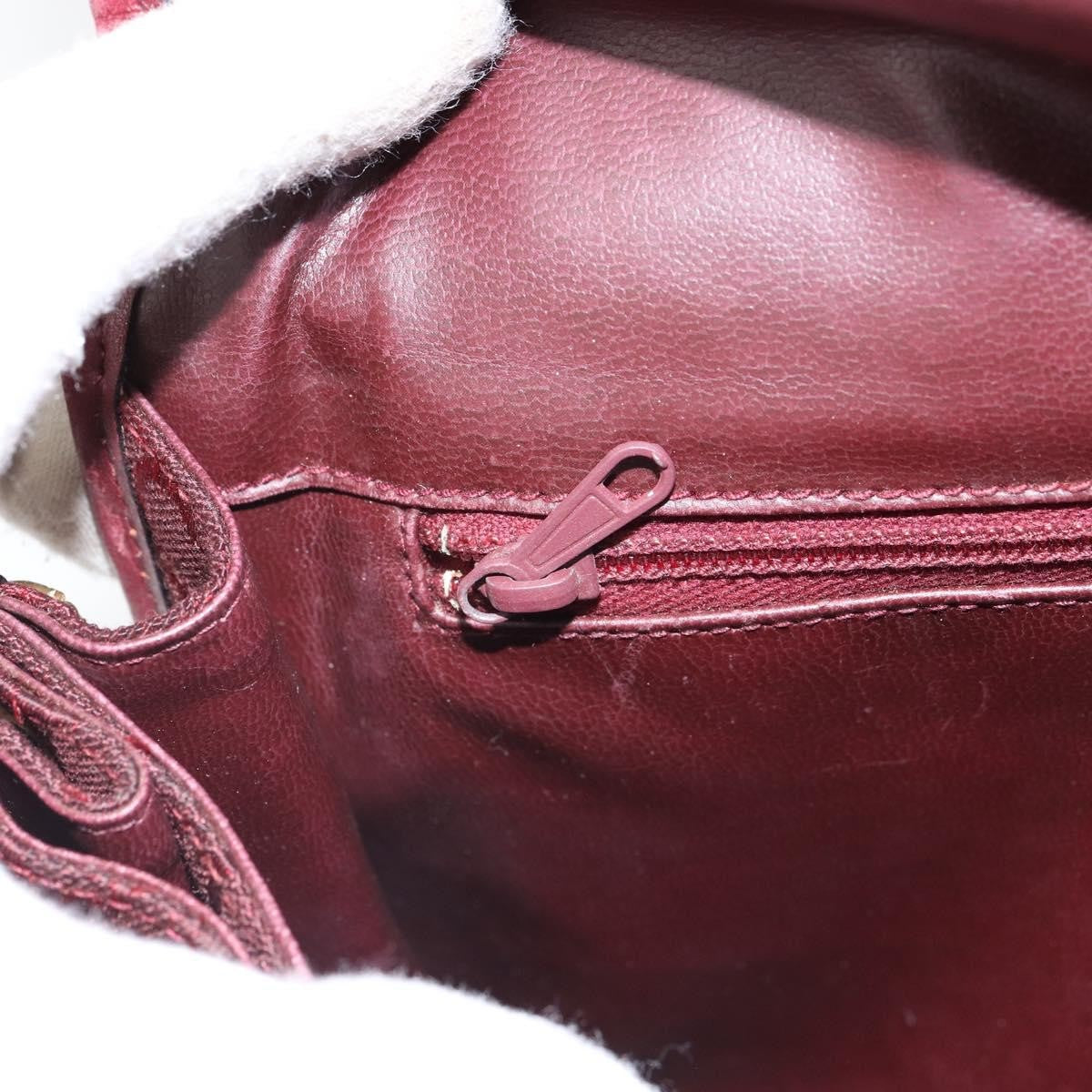 Celine C Sulky Shoulder bag Canvas, RED, CANVAS, Shoulder bag