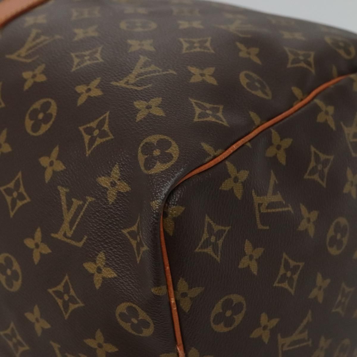 Louis Vuitton Keepall Bag Monogram Canvas, BROWN, CANVAS, Travel bag