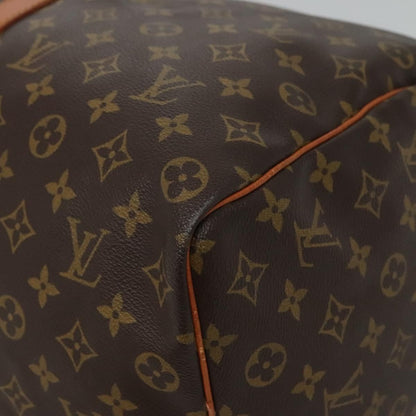 Louis Vuitton Keepall Bag Monogram Canvas, BROWN, CANVAS, Travel bag