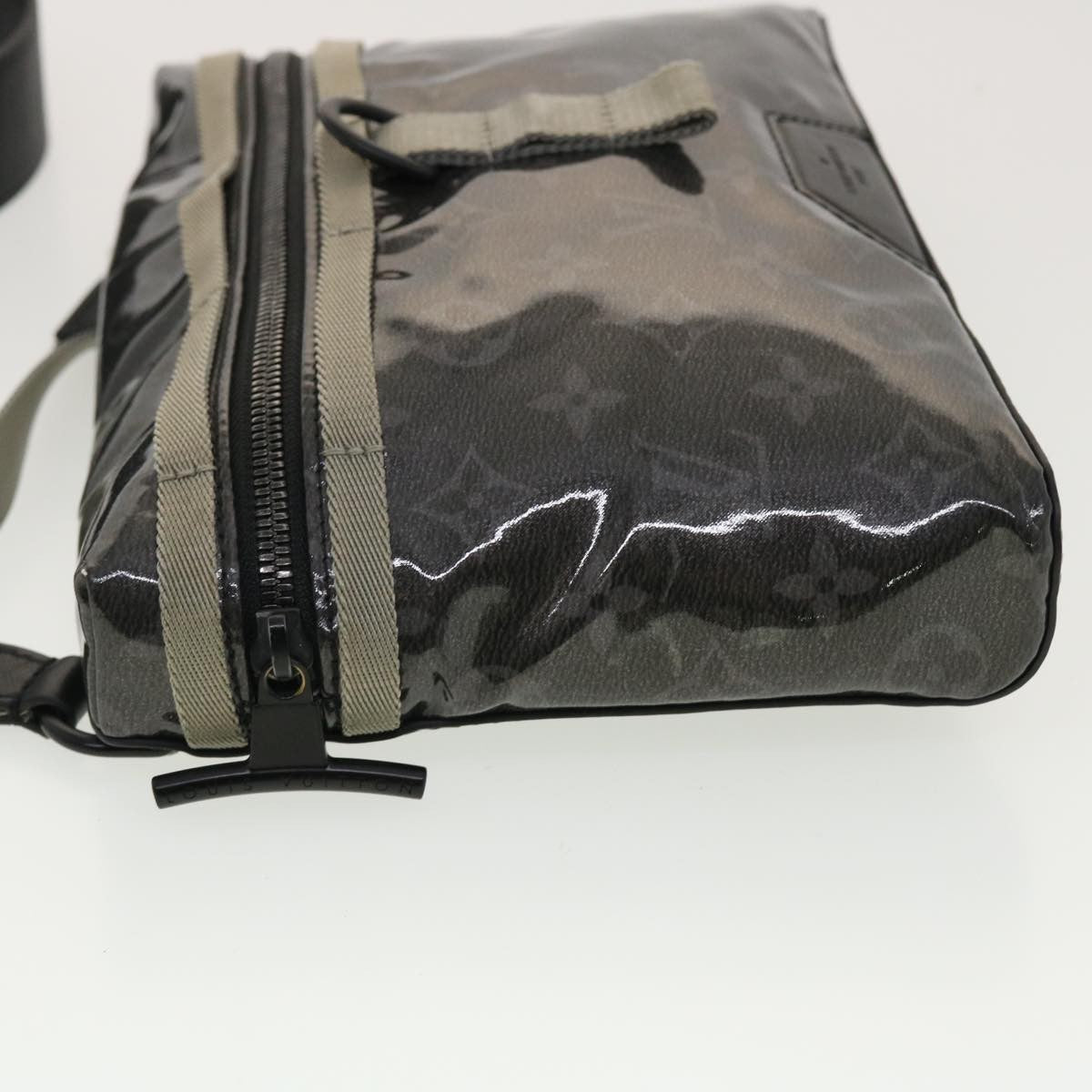 Louis Vuitton Messenger Bag Limited Edition Monogram Eclipse Glaze Canvas, Black, Canvas, Shoulder Bag