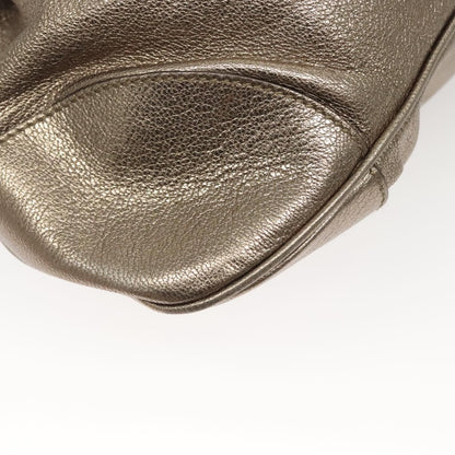 Salvatore Ferragamo Marisa Satchel Leather, GOLD, LEATHER, Handbag