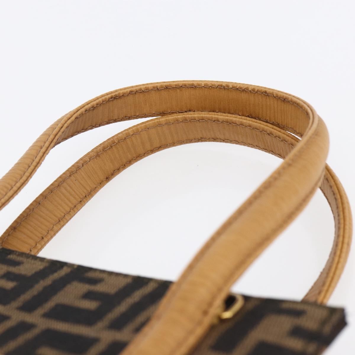 Fendi Vintage Top Handle Bag Zucca canvas, BROWN, CANVAS, Handbag