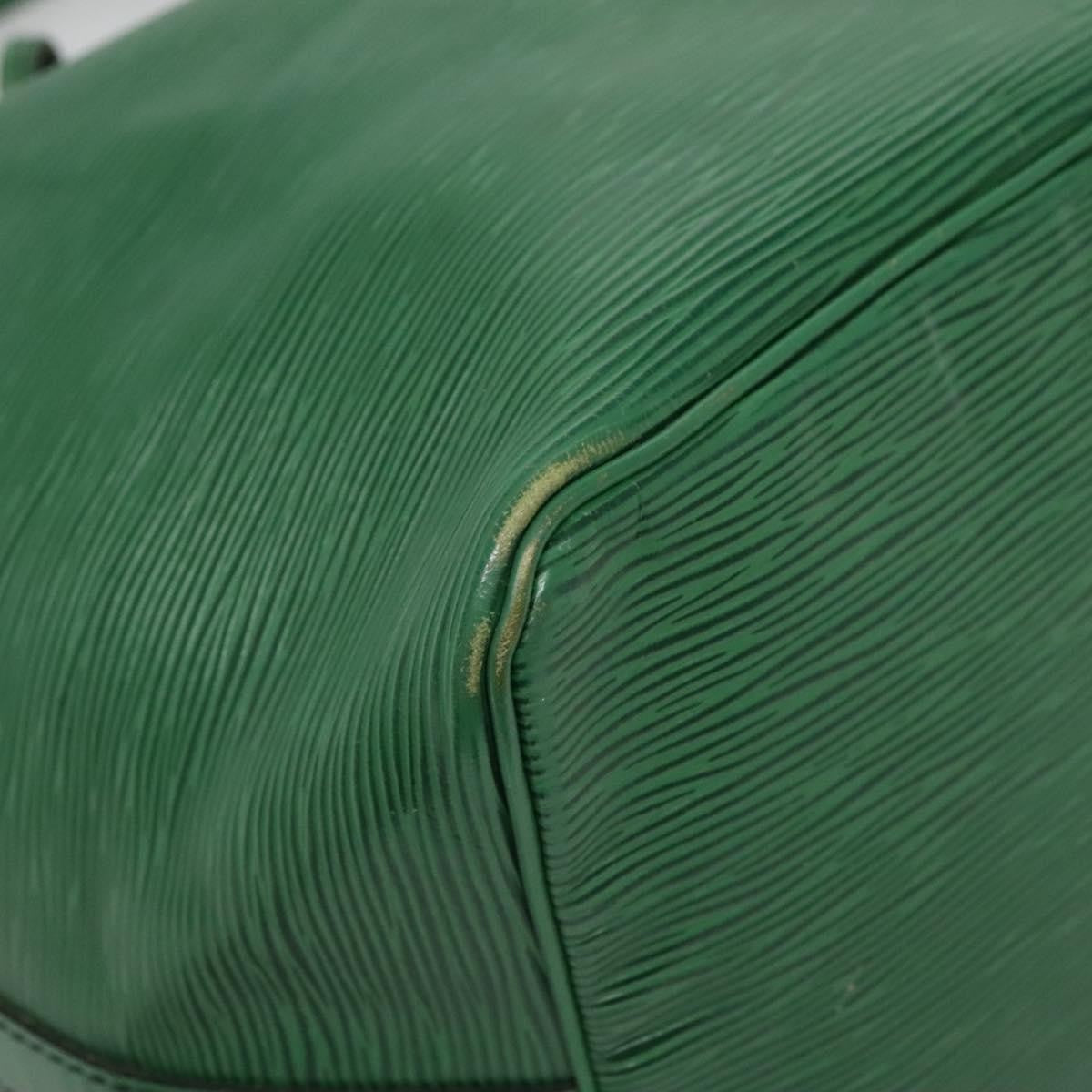 Louis Vuitton Petit Noe Handbag Epi Leather, GREEN, LEATHER, Handbag