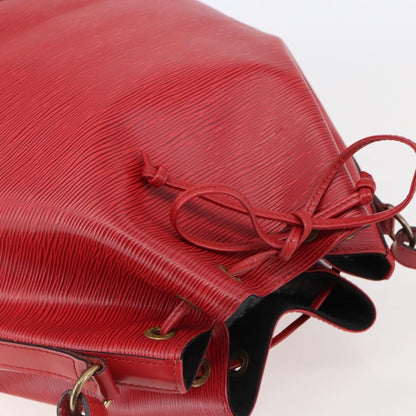 Louis Vuitton Noe Handbag Epi leather, RED, LEATHER, Shoulder bag