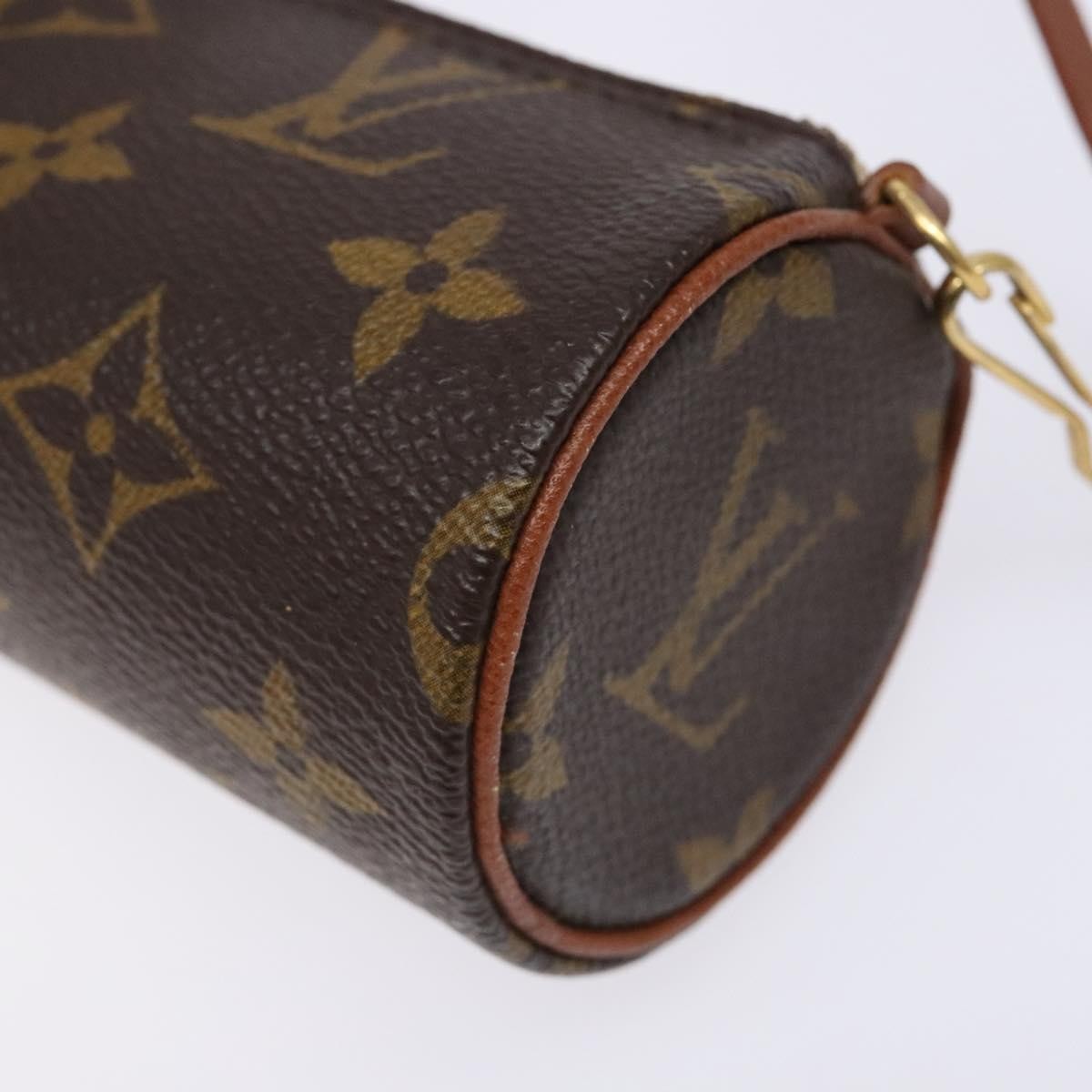Louis Vuitton Papillon Pochette Monogram Canvas, BROWN, CANVAS, Handbag