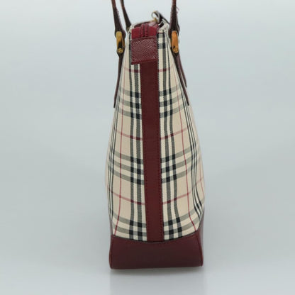 Burberry Nova Check Tote canvas check pattern, BEIGE, CANVAS, Tote bag
