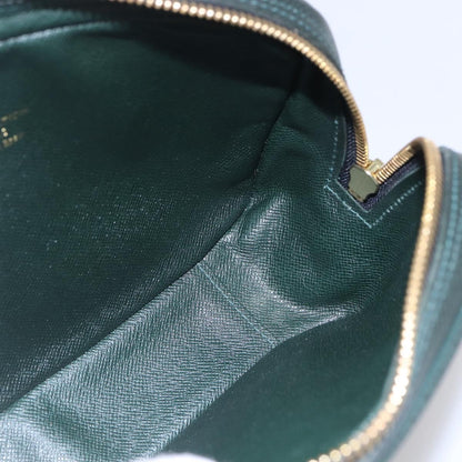 Louis Vuitton Toiletry Bag Leather, GREEN, LEATHER, Toiletry Case