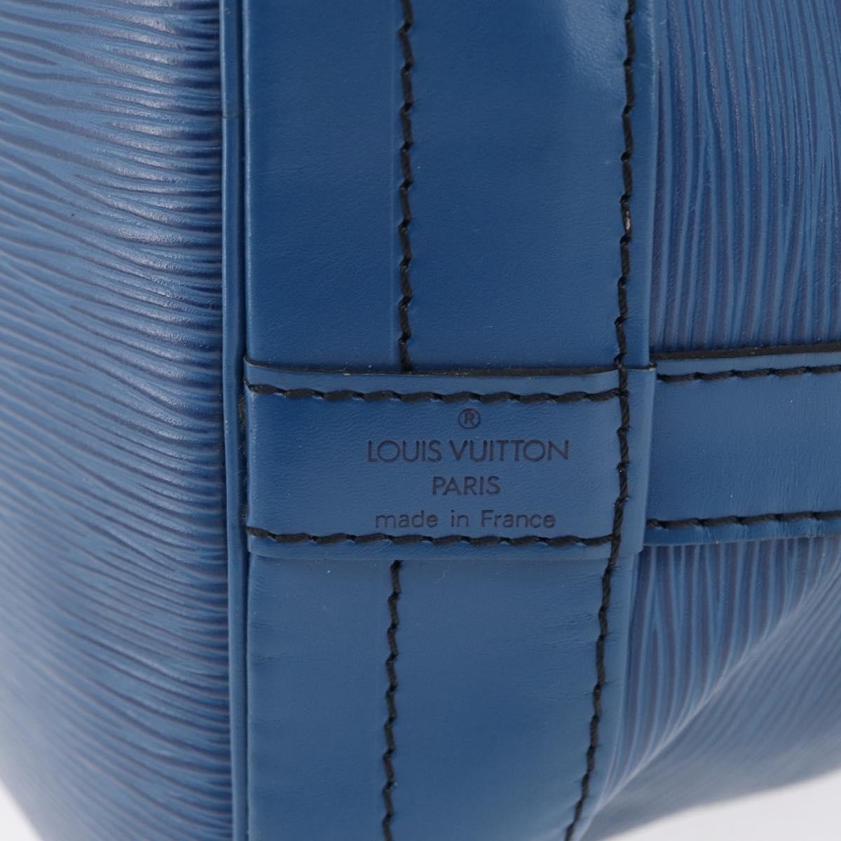 Louis Vuitton Petit Noe NM Handbag Epi Leather, BLUE, LEATHER, Shoulder bag