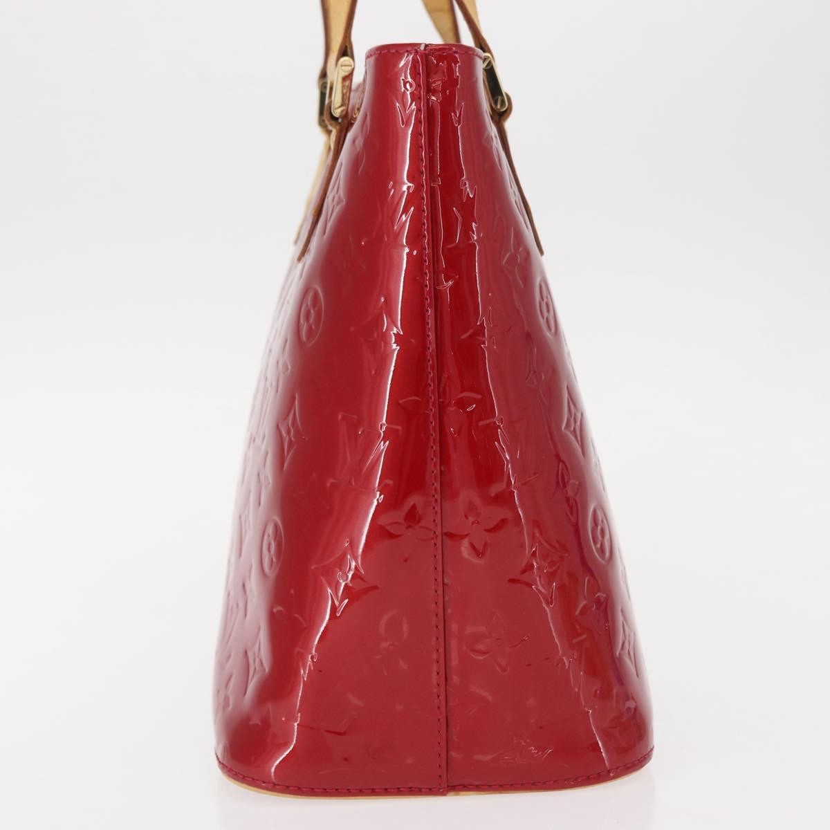 Louis Vuitton Houston Handbag Monogram Vernis, RED, PATENT_LEATHER, Handbag