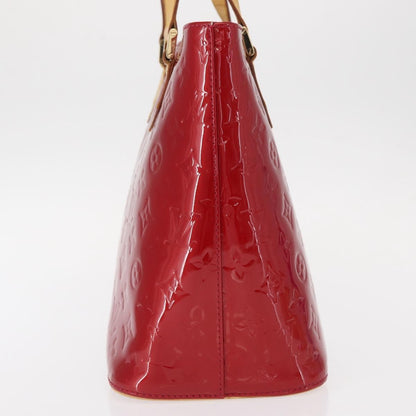 Louis Vuitton Houston Handbag Monogram Vernis, RED, PATENT_LEATHER, Handbag