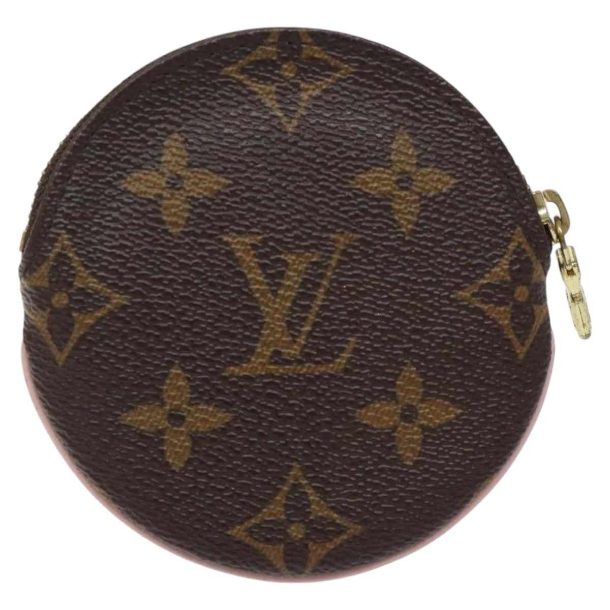 Louis Vuitton Round Coin Purse Limited Edition Monogram Canvas, BROWN, CANVAS, Wallets