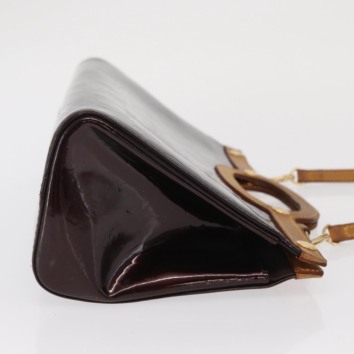 Louis Vuitton Roxbury Drive Handbag Monogram Vernis, PURPLE, PATENT_LEATHER, Handbag