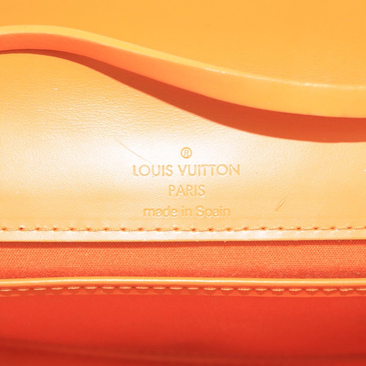 Louis Vuitton Honfleur Handbag Epi Leather, ORANGE, LEATHER, Shoulder bag