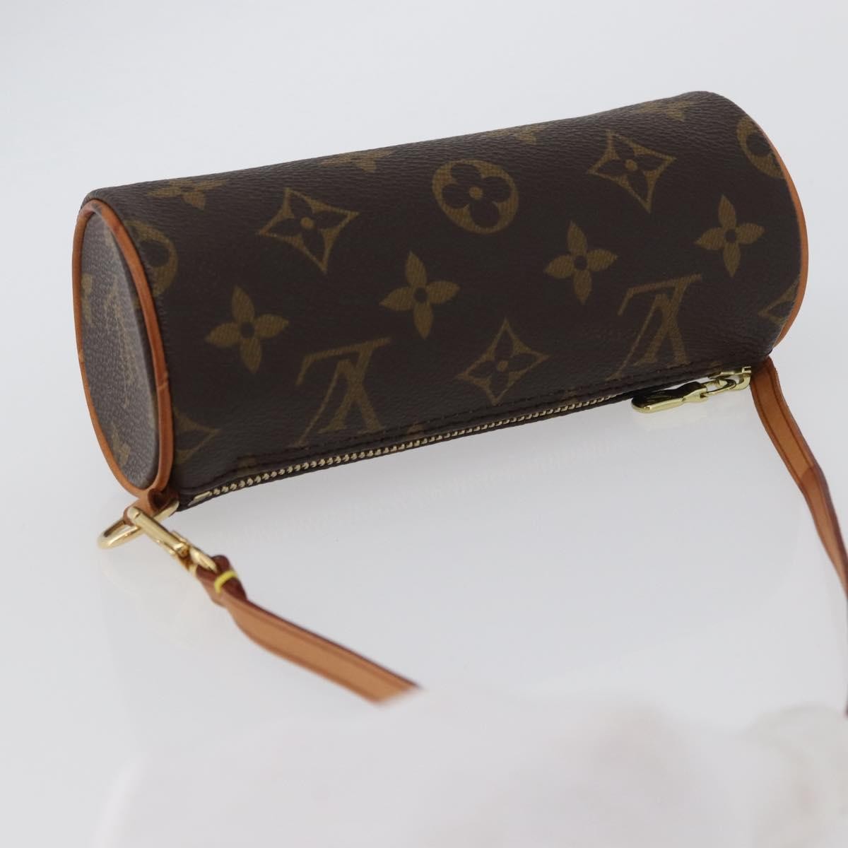 Louis Vuitton Papillon Pochette Monogram Canvas, BROWN, CANVAS, Clutche & pouche