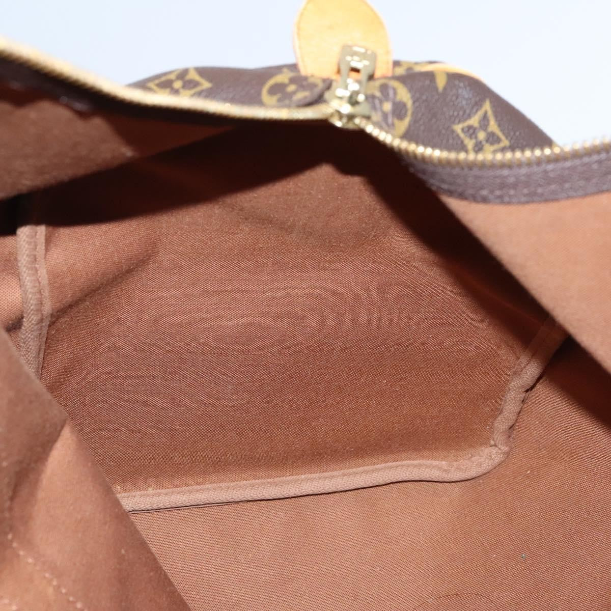 Louis Vuitton Keepall Bag Monogram Canvas, BROWN, CANVAS, Travel bag