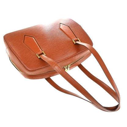 Louis Vuitton Voltaire Handbag Epi Leather, BROWN, LEATHER, Shoulder bag